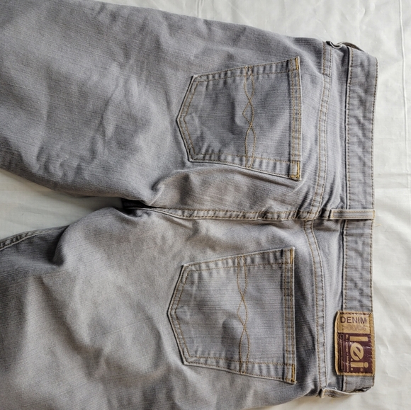 Vintage L.E.I. Women's Blue Jeans Dungarees Pants Size 11 Light Wash Great Cond. - Picture 8 of 11